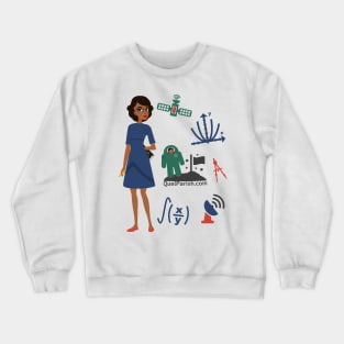 Black Women in STEM Solo Mathematician Crewneck Sweatshirt